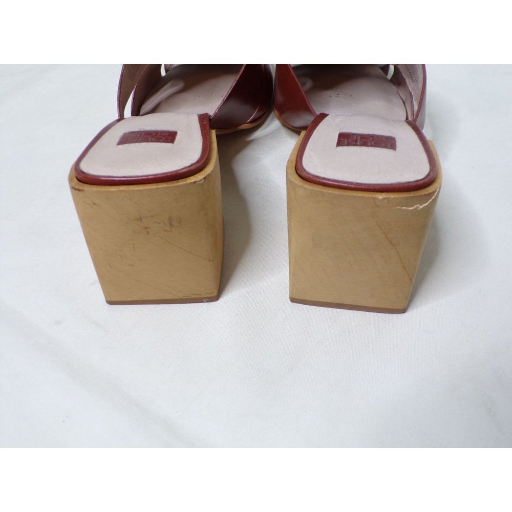๐ LOUISE ET CIE Nakita Woven Slides Sandal Shoes Brown 10 - Picture 10 of 12